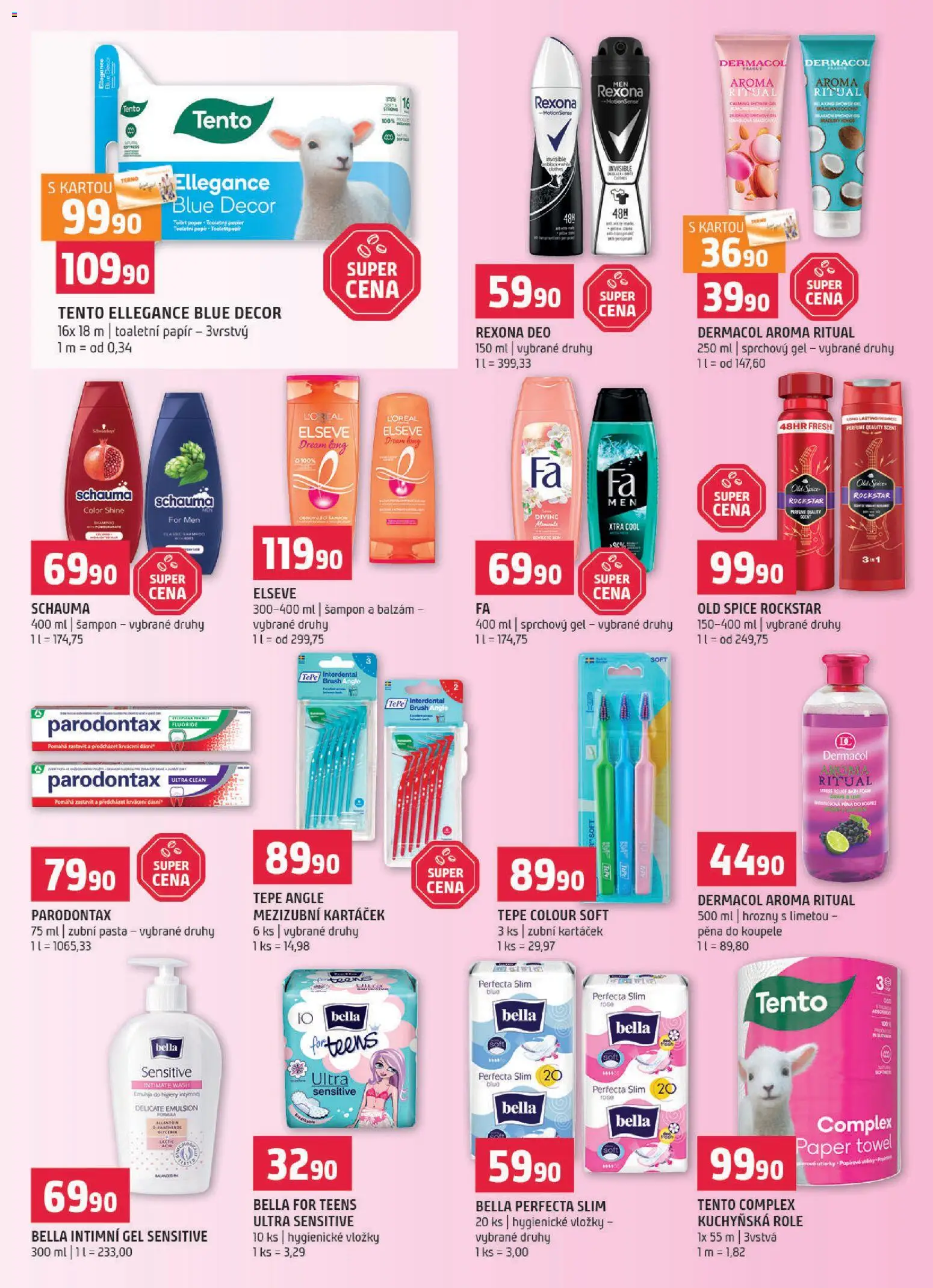 Terno leták - Zlín od 05.11.2025 | Strana: 14 | Produkty: Sprchový gel, Old Spice, Hrozny, Šampon