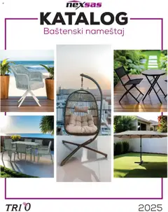 Tri O katalog baštenski nameštaj - pregled Tri O kataloga - važi od 10.02.2025