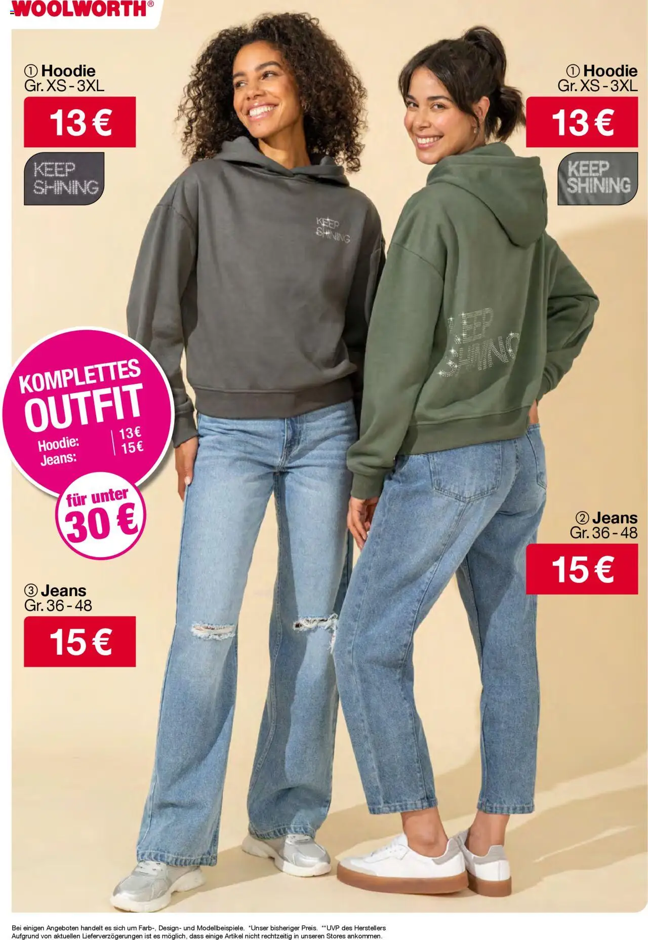 Woolworth Prospekt 	 – gültig ab 01.10.2025 | Seite: 26 | Produkte: Hoodie, Jeans