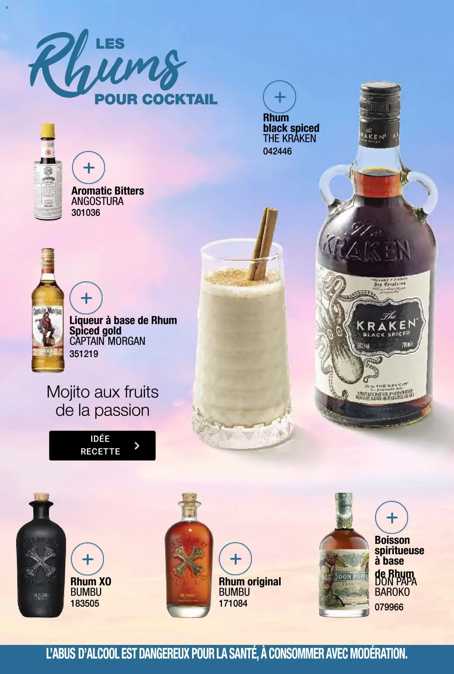 {H1} | Page: 34 | Produits: Base, Liqueur, Rhum, Thé