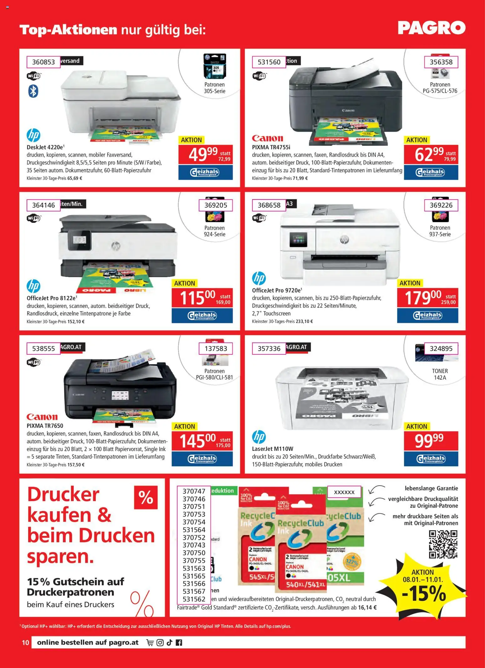 Libro Flugblatt gültig ab 08.01.2026 | Seite: 10 | Produkte: Drucker, Toner