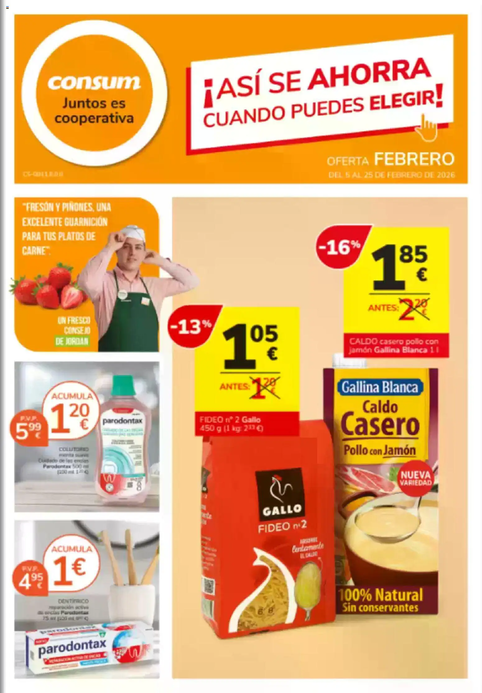 Consum folleto │ válido desde el 05.02.2026 | Página: 1 | Productos: Jamón