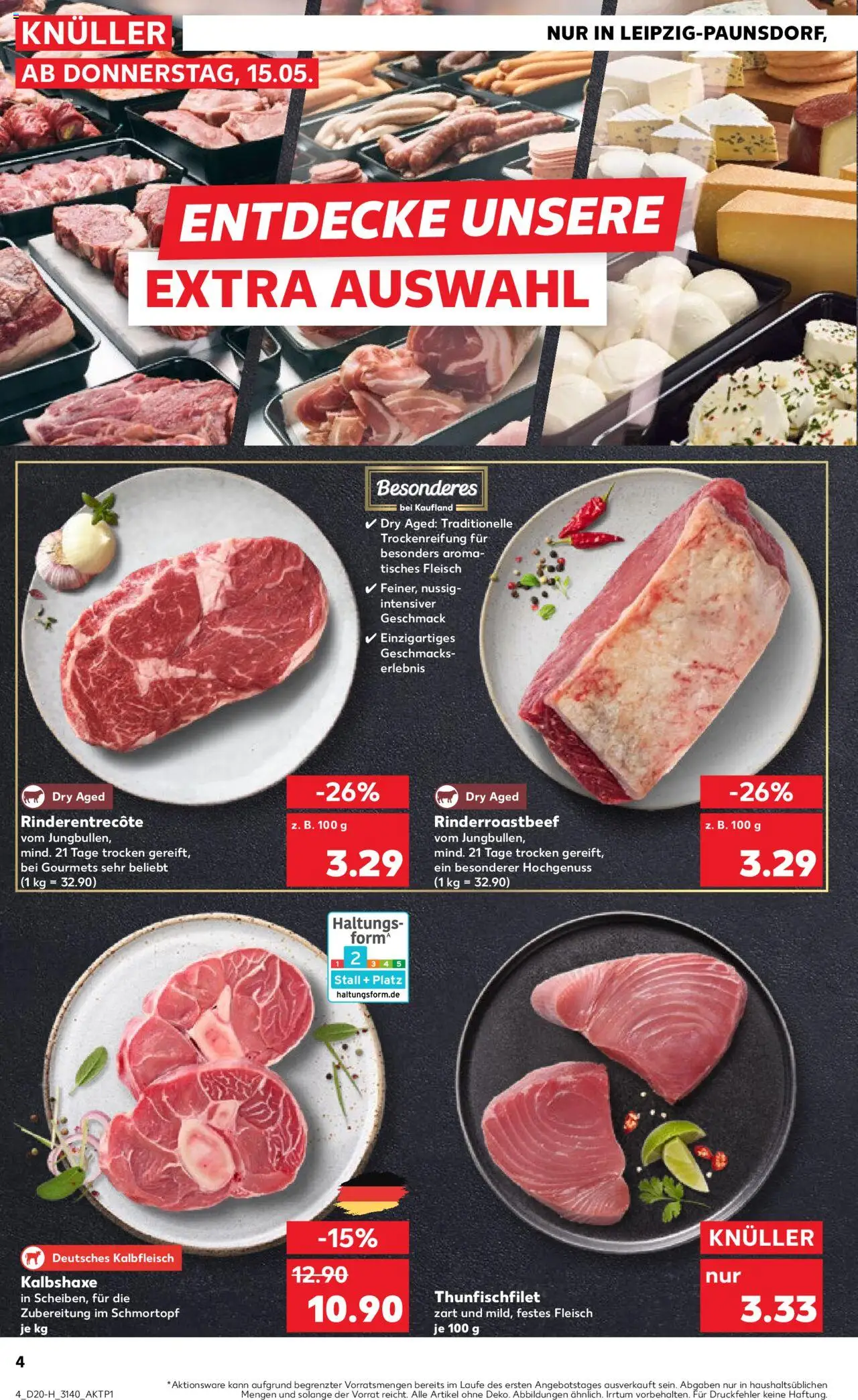 Kaufland - Leipzig, Dresdner Straße 80 - gültig ab dem 15.05.2025 | Seite: 4 | Produkte: Fleisch