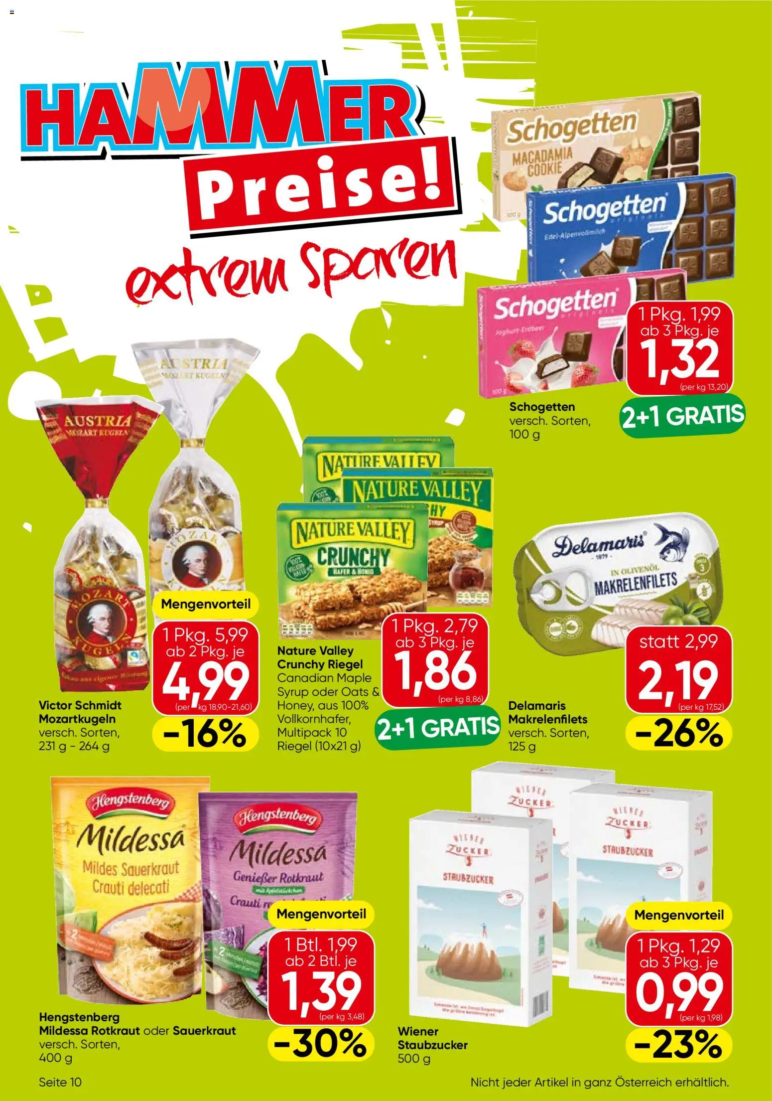 Eurospar Flugblatt - Wien gültig ab 06.11.2025 | Seite: 10 | Produkte: Zucker