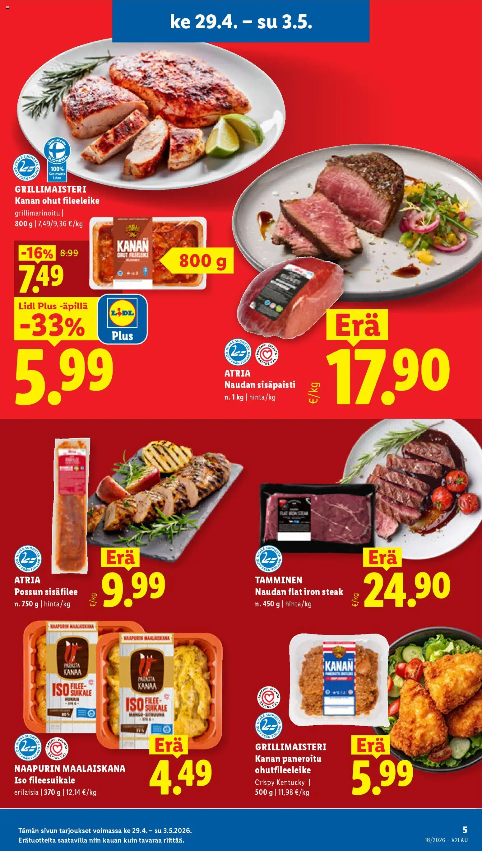 Lidl tarjoukset - Rovaniemi – voimassa 29.04.2026 alkaen | Sivu: 5