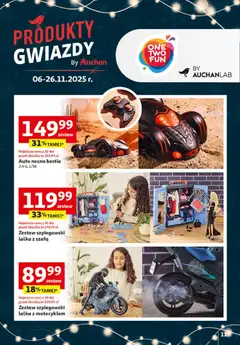 Pogląd oferty "Auchan Gazetka - Zabawki Święta jak babcię kocham Hipermarket" - ważna od 06.11.2025 | Strona: 11 | Produkty: Lalka, Szafa