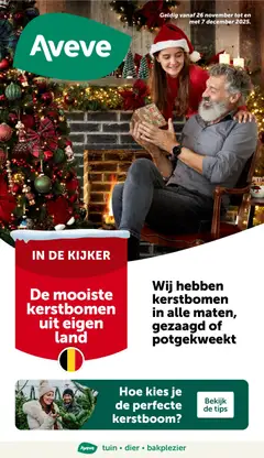 Aveve folder - Voorbeeld van een folder van Aveve, geldig van 26.11.2025