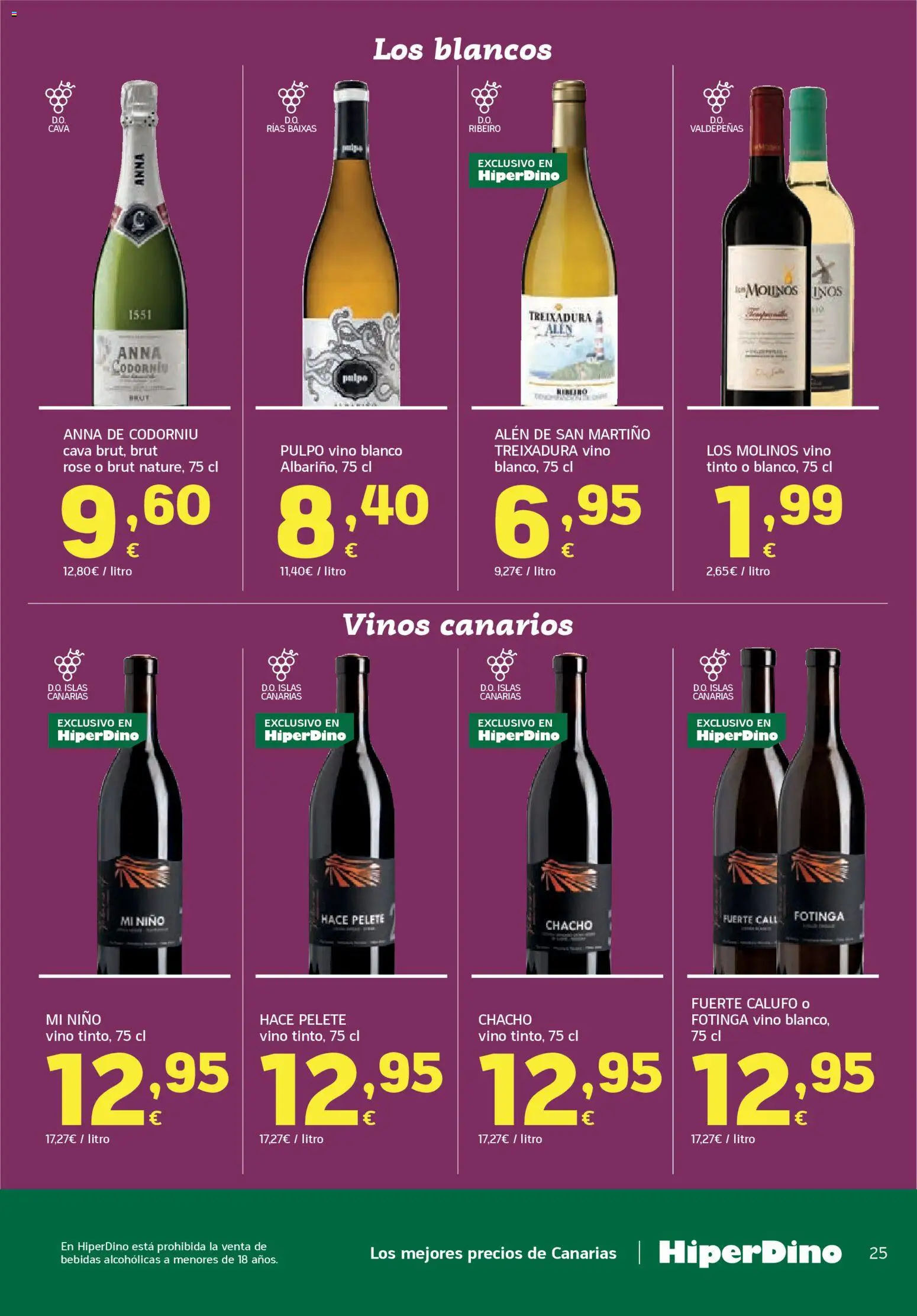 HiperDino folleto │ válido desde el 24.03.2026 | Página: 25 | Productos: Vino