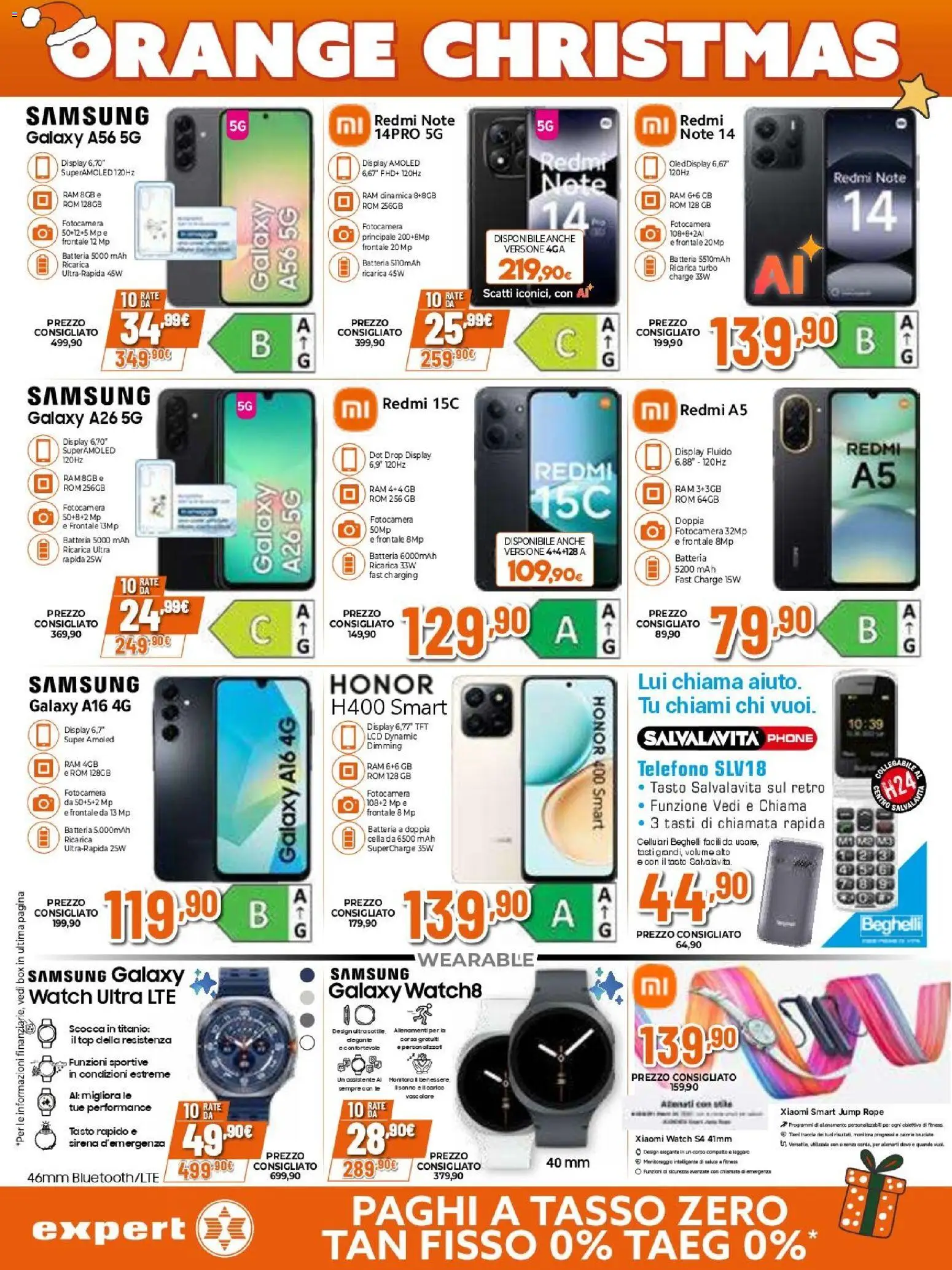 Volantino Expert del 02.12.2025 | Pagina: 14 | Prodotti: Samsung Galaxy, Top, Fotocamera, Samsung