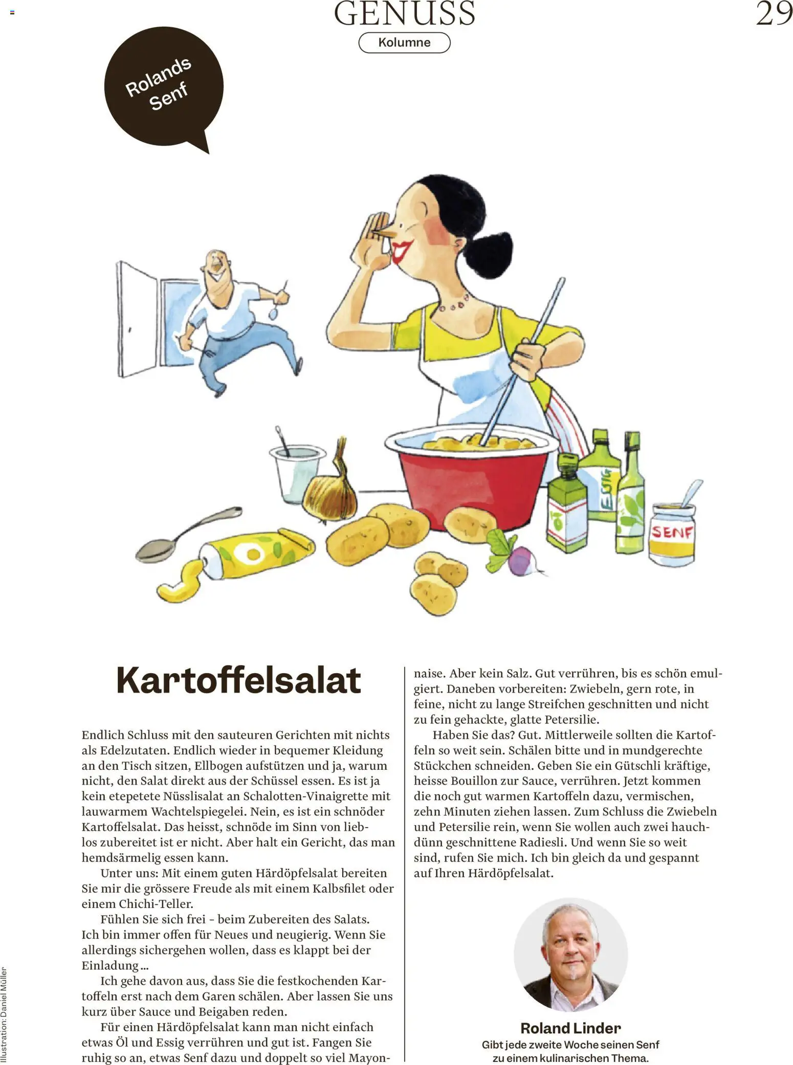 Migros Magazin – gültig ab 29.12.2025 | Seite: 29 | Produkte: Essig, Kartoffeln, Petersilie, Salat