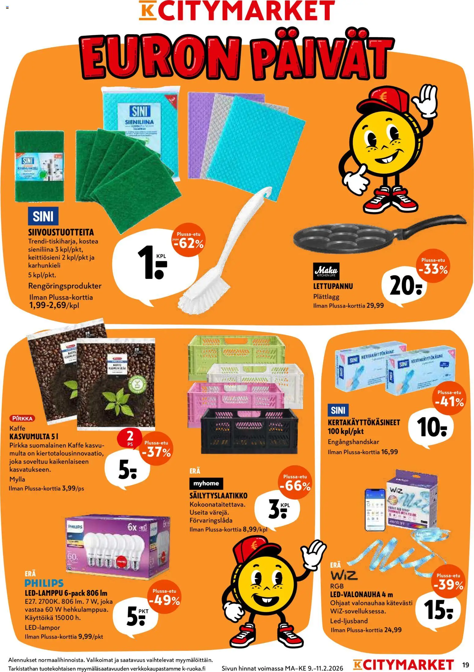 K-Citymarket tarjoukset – voimassa 09.02.2026 alkaen | Sivu: 19