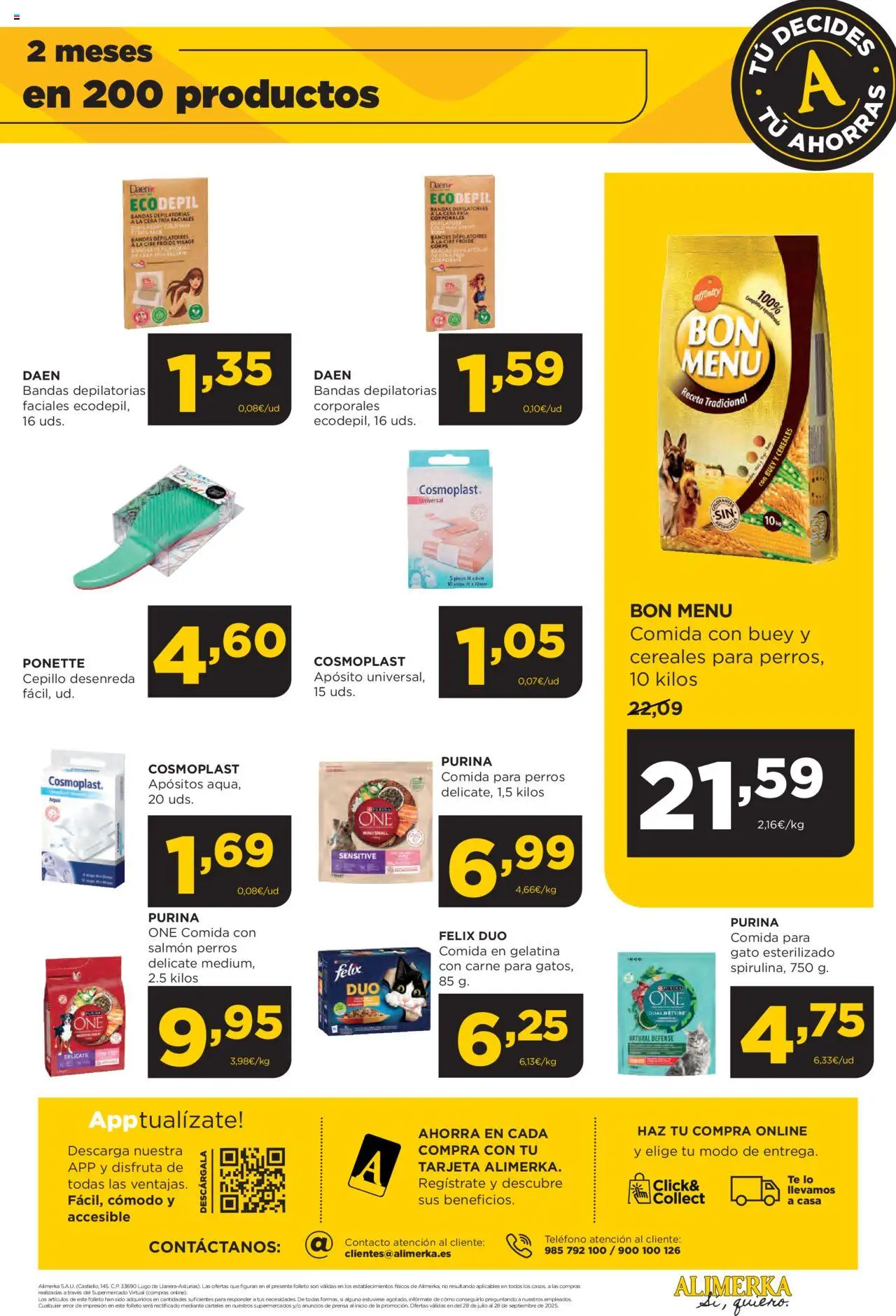 Alimerka folleto │ válido desde el 28.07.2025 | Página: 17 | Productos: Cepillo, Cereales, Té, Teléfono