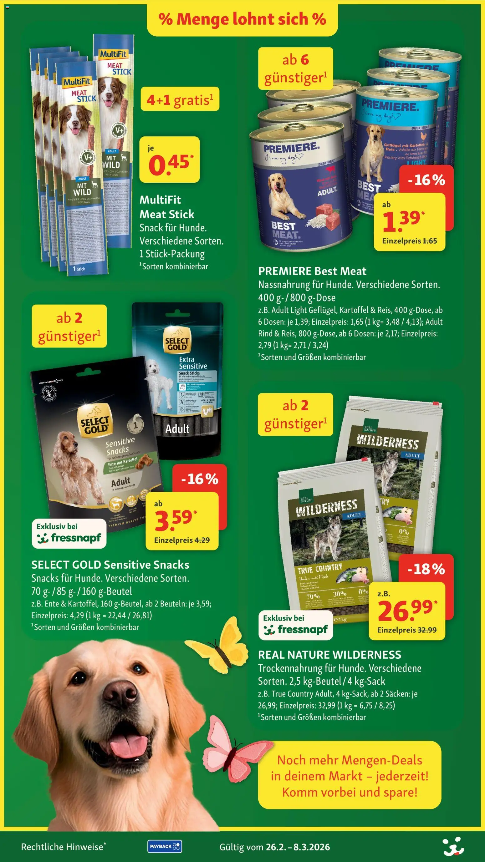 Fressnapf Prospekt – gültig ab 26.02.2026 | Seite: 13 | Produkte: Fisch, Kartoffeln, Ente