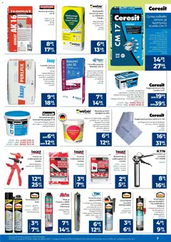 Преглед на Практикер брошура - Офертите са валидни от 26.03.2026 | Страница: 7 | Продукти: Лепило, Хидроизолация, Валяк, Плочки