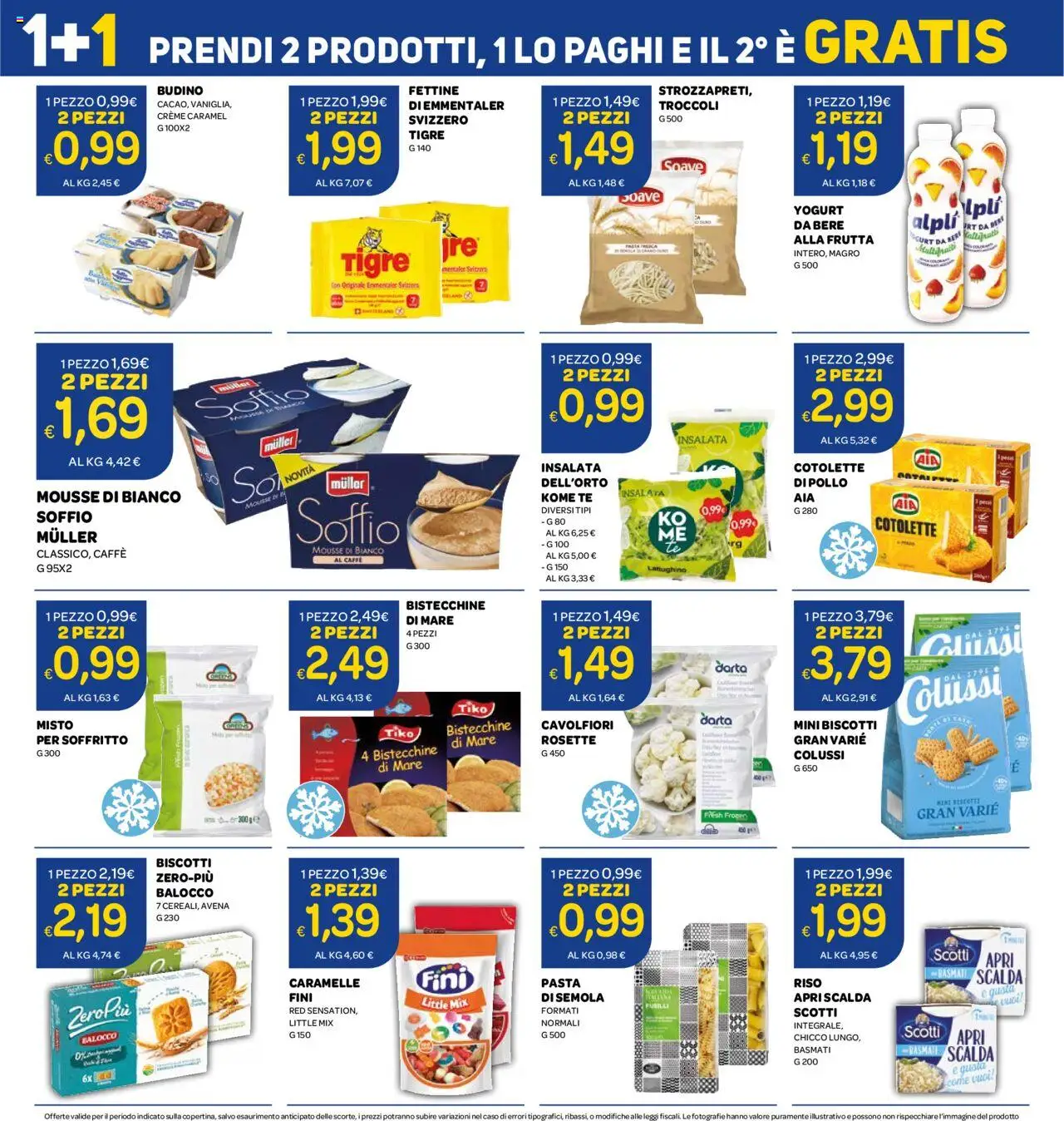 Volantino Ekom del 09.09.2025 | Pagina: 2 | Prodotti: Caffè, Riso, Insalata, Frutta