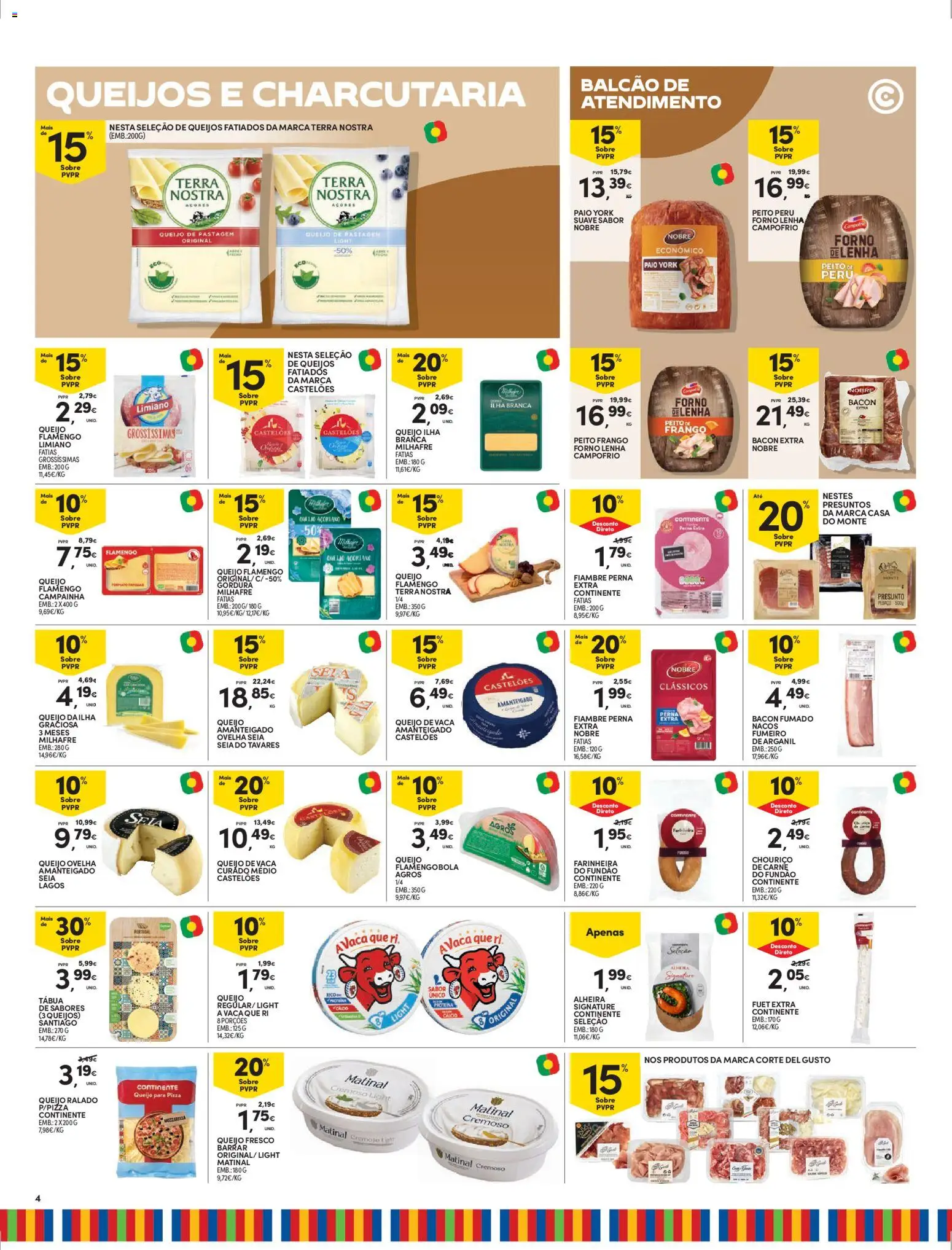 Continente folheto Madeira │ válido de 09.12.2025 | Página: 4 | Produtos: Peru, Cream cheese, Campainha, Alheira