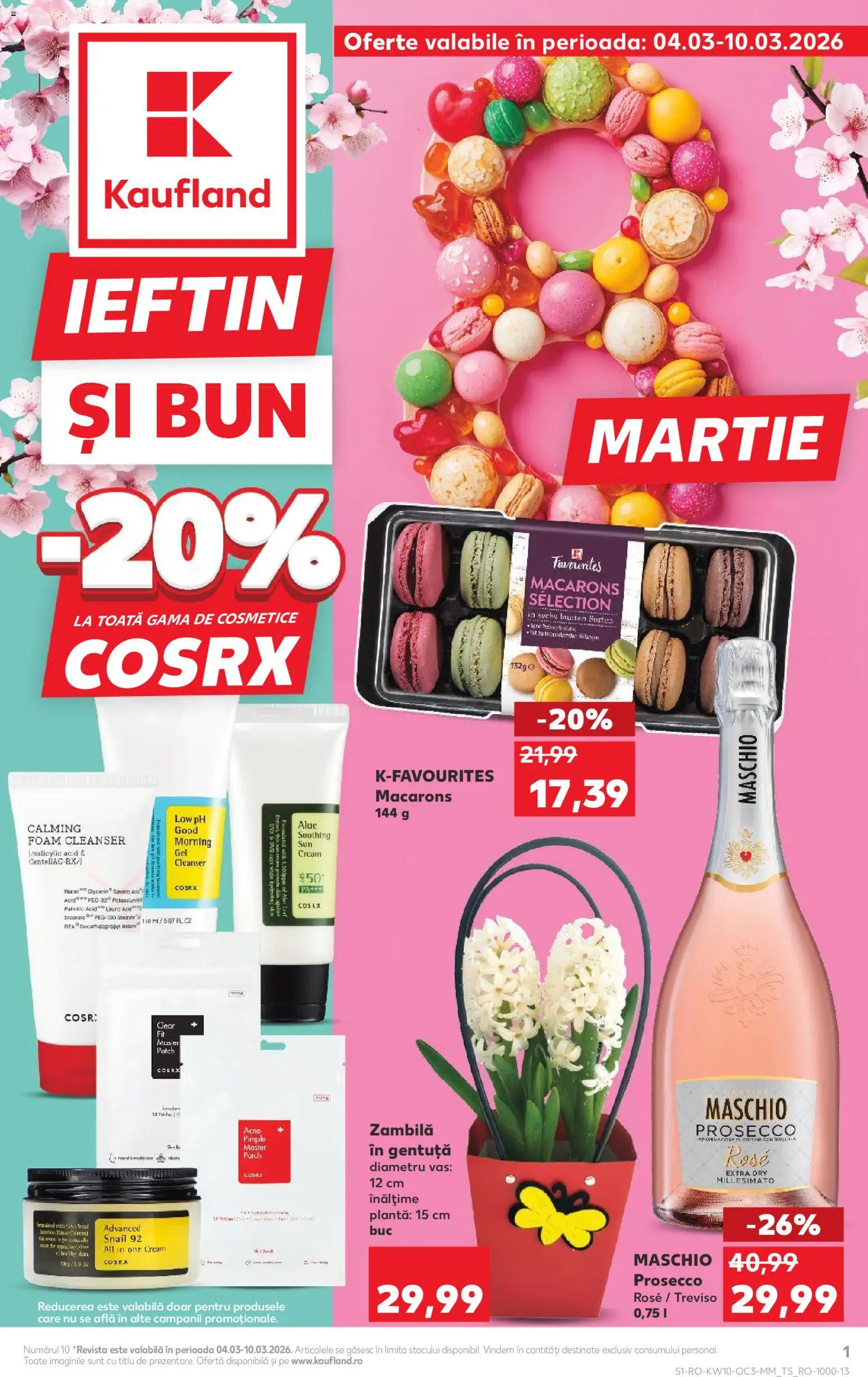 Kaufland RO akciós ujság - amely érvényes a következő dátumtól: 04.03.2026 | Oldal: 1