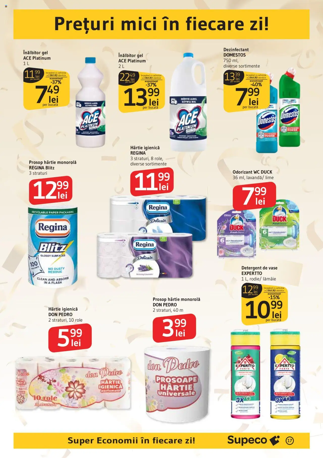 Noul catalog Supeco – valabil de la 04.09.2025 | Pagină: 17 | Produse: Detergent de vase, Role, Detergent, Lămâie