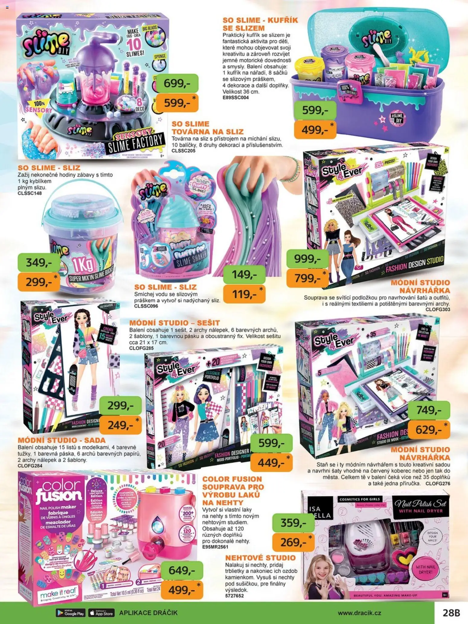Dráčik leták od 03.10.2025 | Strana: 33 | Produkty: Kufřík, Šaty, Fluff, Nehty