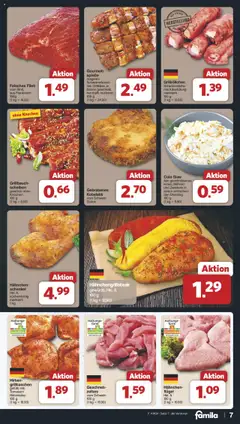 Famila Nordwest Prospekt 	 - gültig ab dem 18.08.2025 | Seite: 7 | Produkte: Dressing, Spieße, Mohren, Zwiebeln