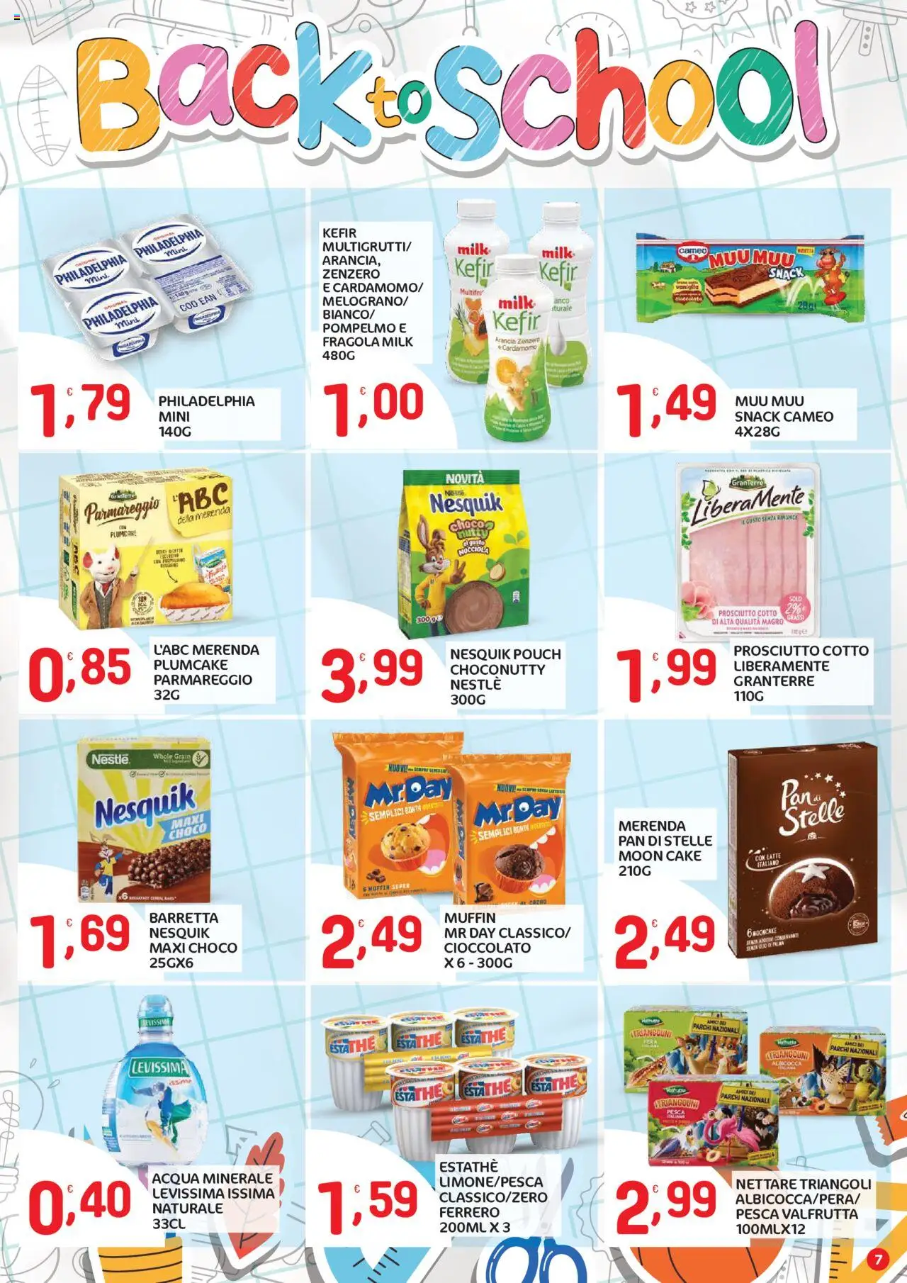 Volantino CRAI del 04.09.2025 | Pagina: 7 | Prodotti: Pompelmo, Latte, Plumcake, Acqua minerale