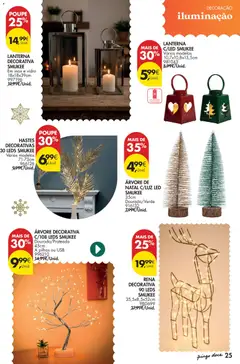 Pré-visualização Pingo Doce - Natal válido de 11.11.2025 | Página: 25 | Produtos: USB, Árvore de natal, Pilhas, Lanterna
