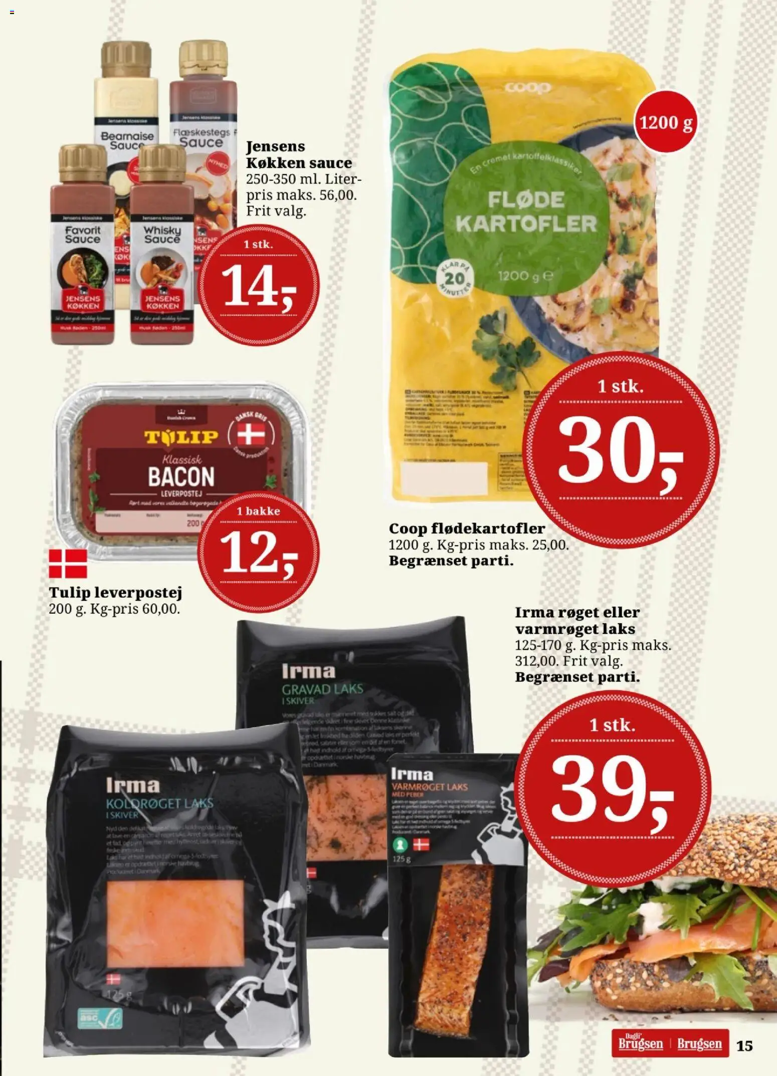 Dagli'Brugsen tilbudsavis – gyldig fra 24.10.2025 | Side: 16 | Produkter: Fløde, Whisky, Peber, Leverpostej