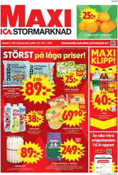 ICA Maxi - Kävlinge - Förhandsvisning av reklamblad från butik ICA Maxi aktuell från 09.03.2026