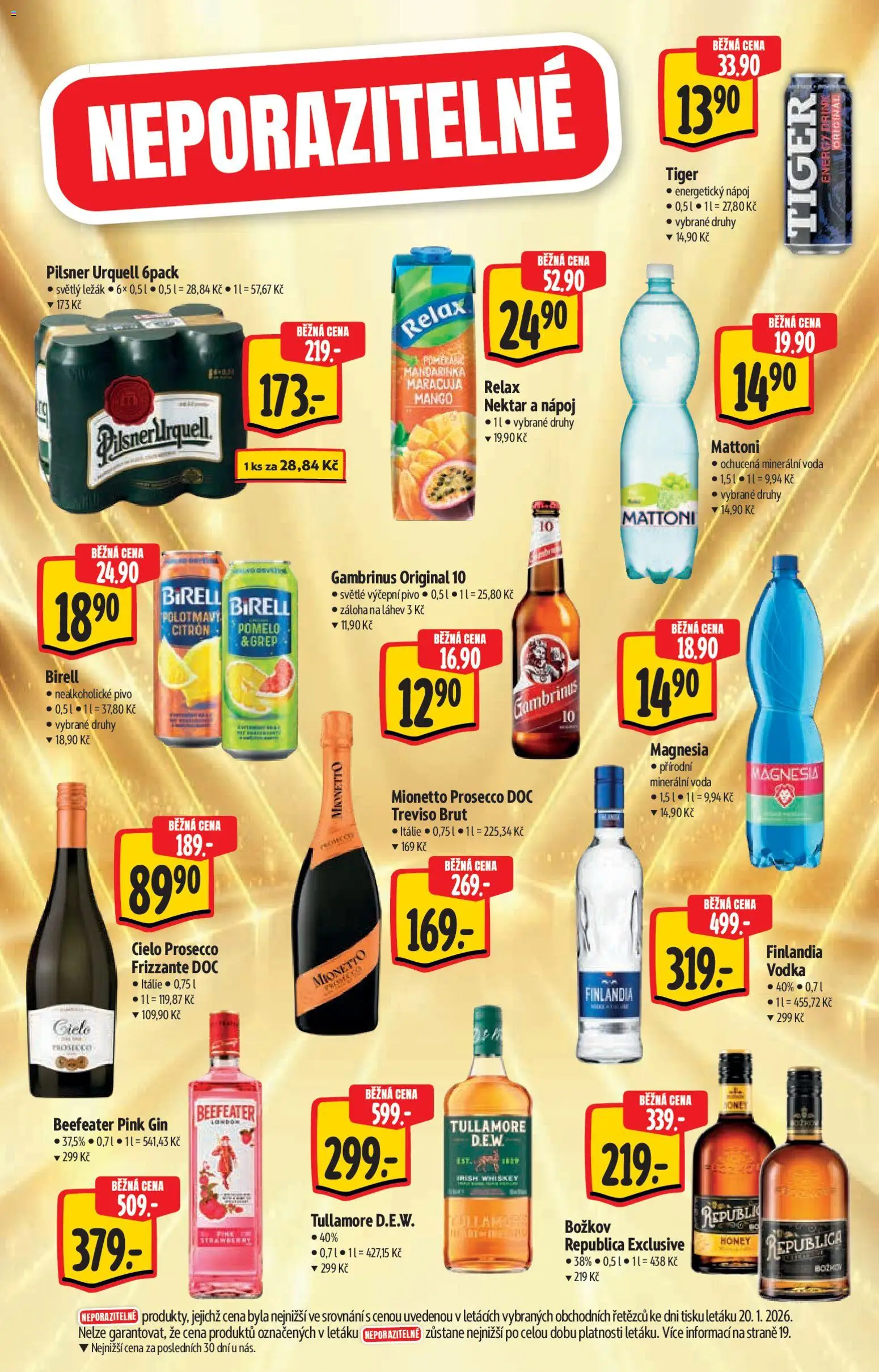 Albert katalog - Hypermarket - Brand od 28.01.2026 | Strana: 37 | Produkty: Mattoni, Citron, Gambrinus, Láhev