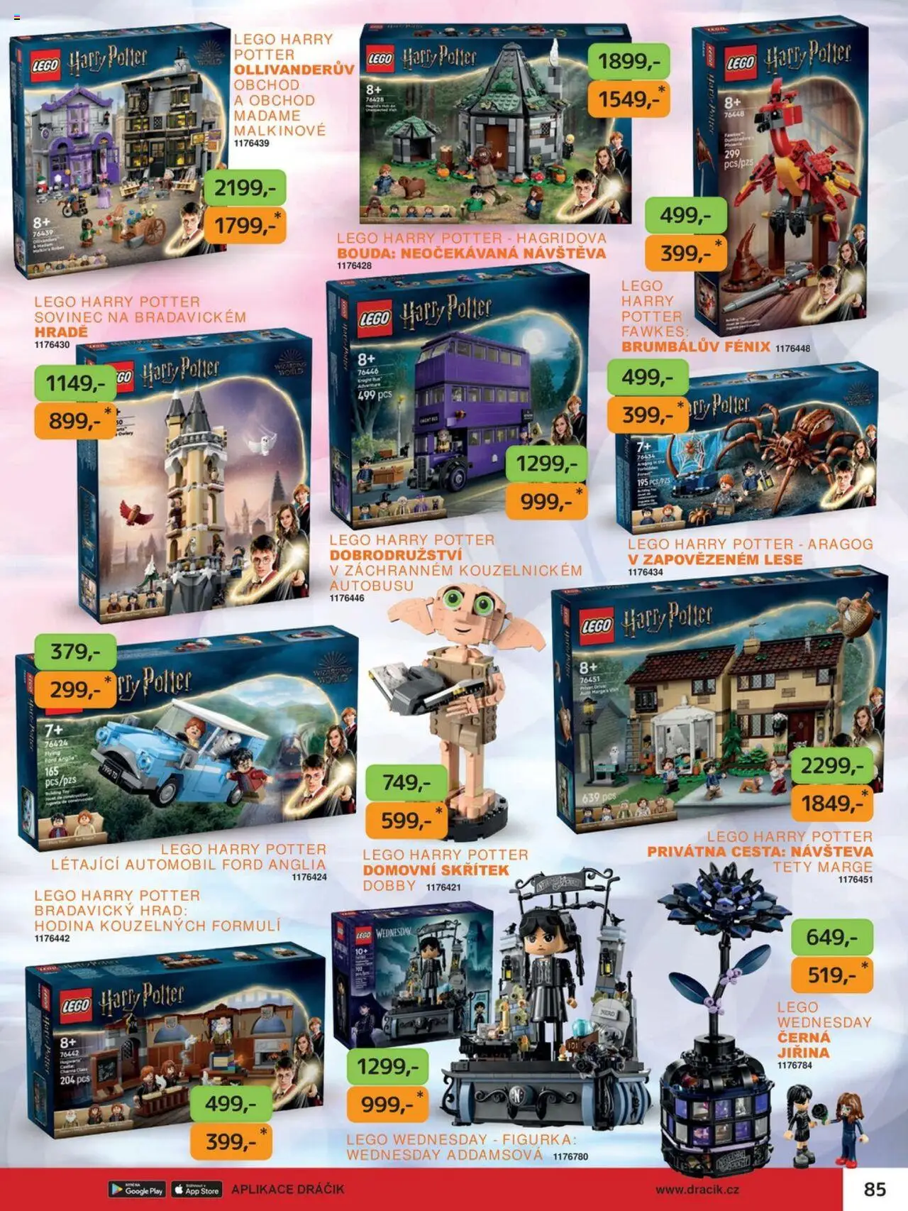 Dráčik leták od 03.10.2025 | Strana: 85 | Produkty: LEGO, Harry Potter