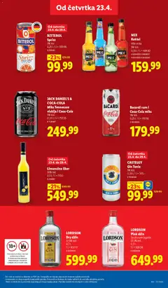 CASTELGY Gin Tonic, 5% Vol. 0,33 l - pregled Lidl kataloga - važi od 23.04.2026 | Strana: 41