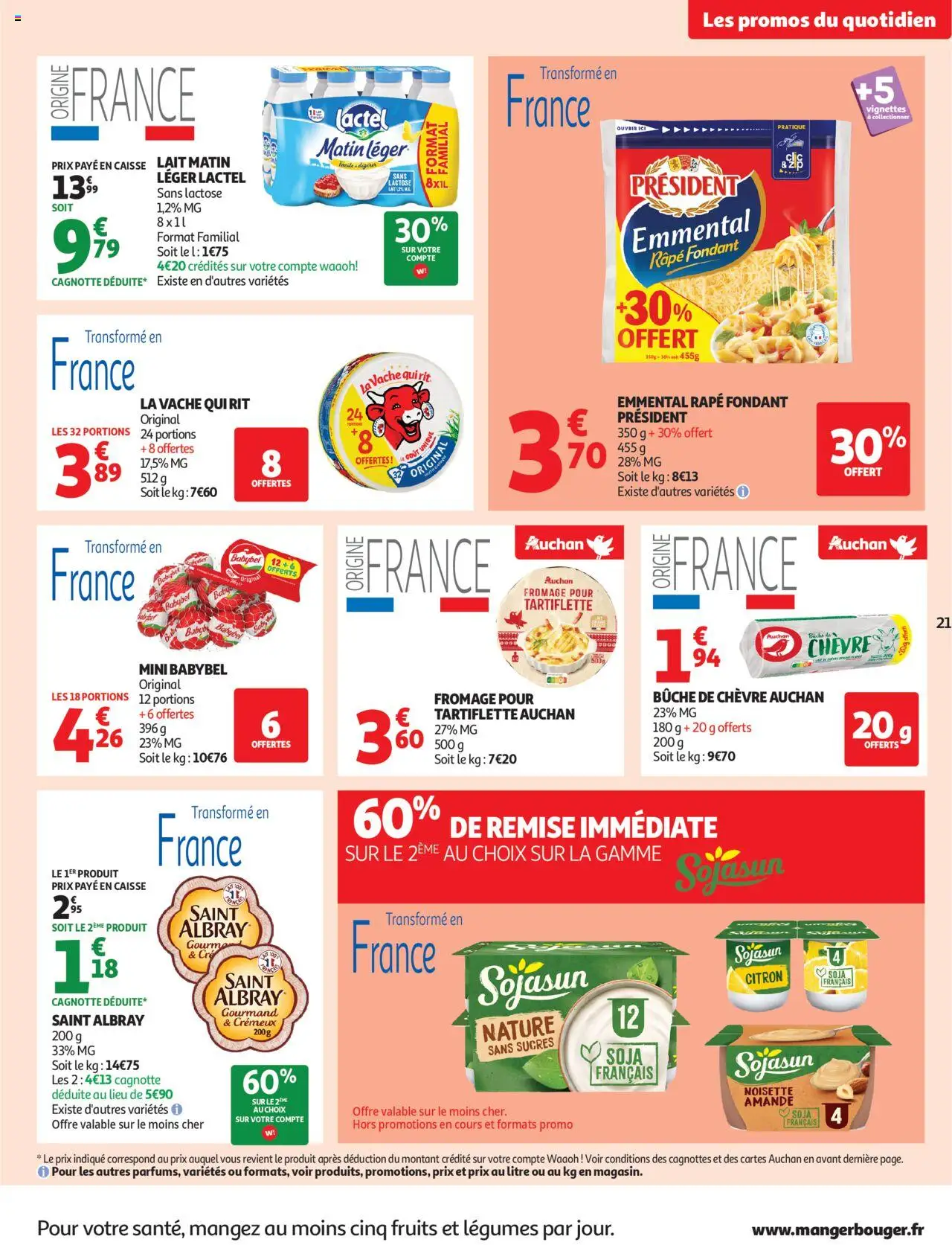  | Page: 21 | Produits: Citron, Noisette, Lait, Fromage
