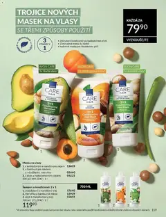 Náhled letáku Avon katalog 1/2026 od 01.01.2026 | Strana: 159 | Produkty: Olej, Šampon, Maska na vlasy, Maska