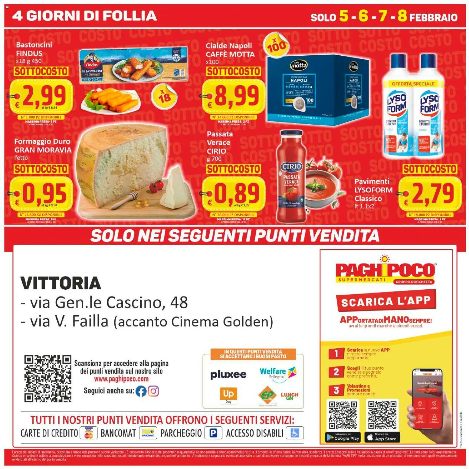 Volantino Paghi Poco del 29.01.2026 | Pagina: 20 | Prodotti: Caffè, Tè, Formaggio, Scaffale