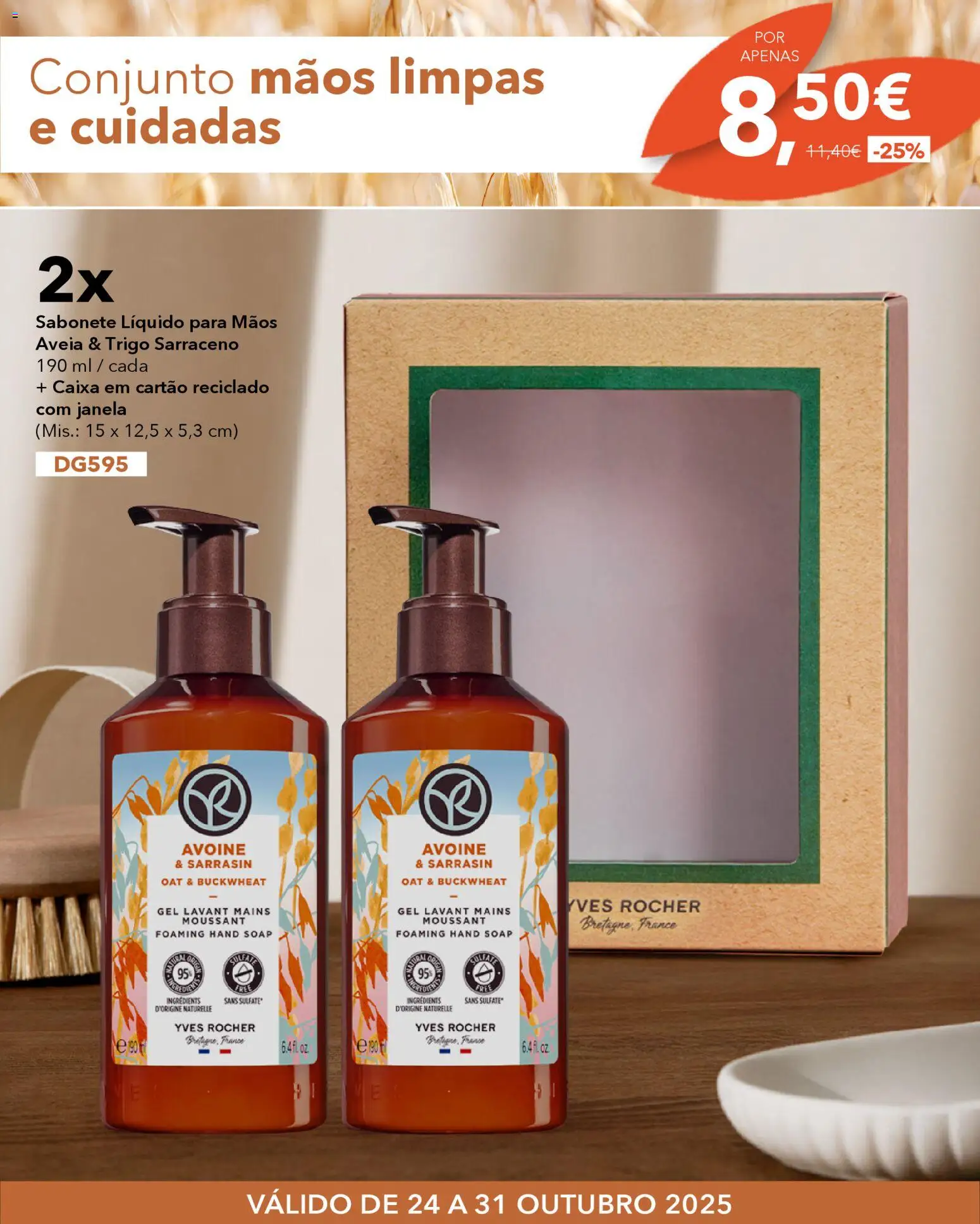 Yves Rocher Especial Aveia │ válido de 24.10.2025 | Página: 4 | Produtos: Aveia, Sabonete líquido, Sabonete, Caixa