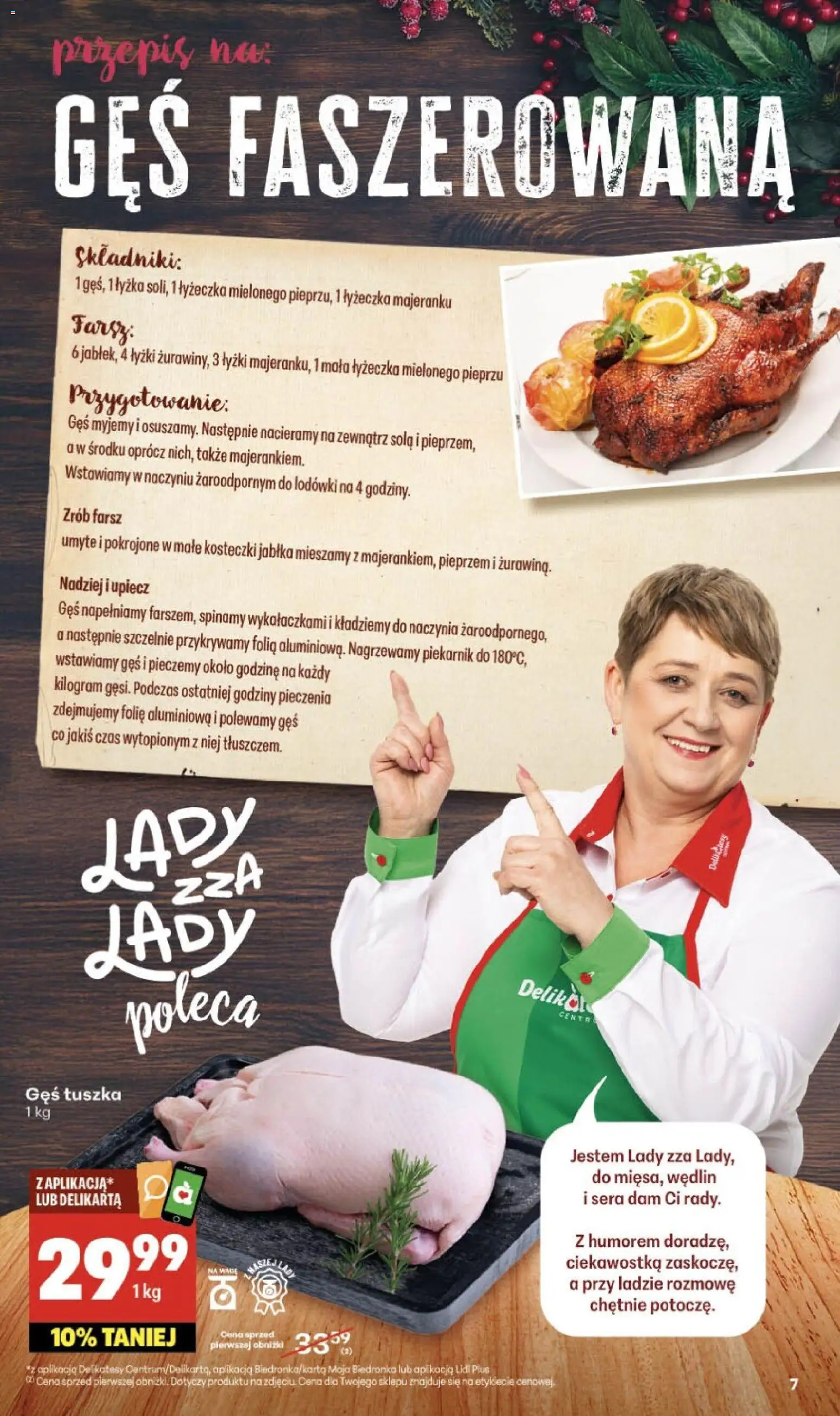 Delikatesy Centrum Gazetka od 06.11.2025 | Strona: 7 | Produkty: Piekarnik, Gęś, Delikatesy, Jabłka