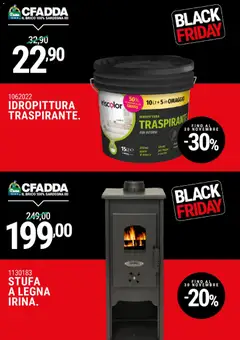 Anteprima del volantino CFadda - Black Friday	 valido a partire dal 24.11.2025 | Pagina: 2 | Prodotti: Cucine, Tè, Stufa a legna, Stufa