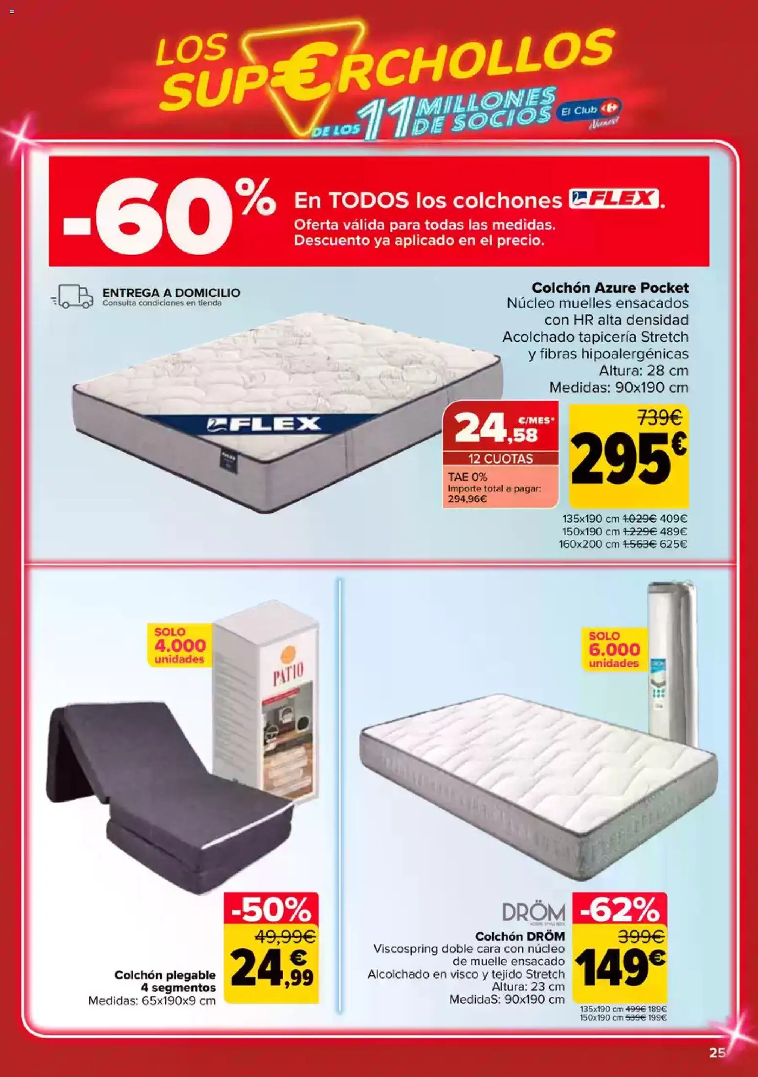 Carrefour Super chollos │ válido desde el 23.04.2026 | Página: 25 | Productos: Colchon