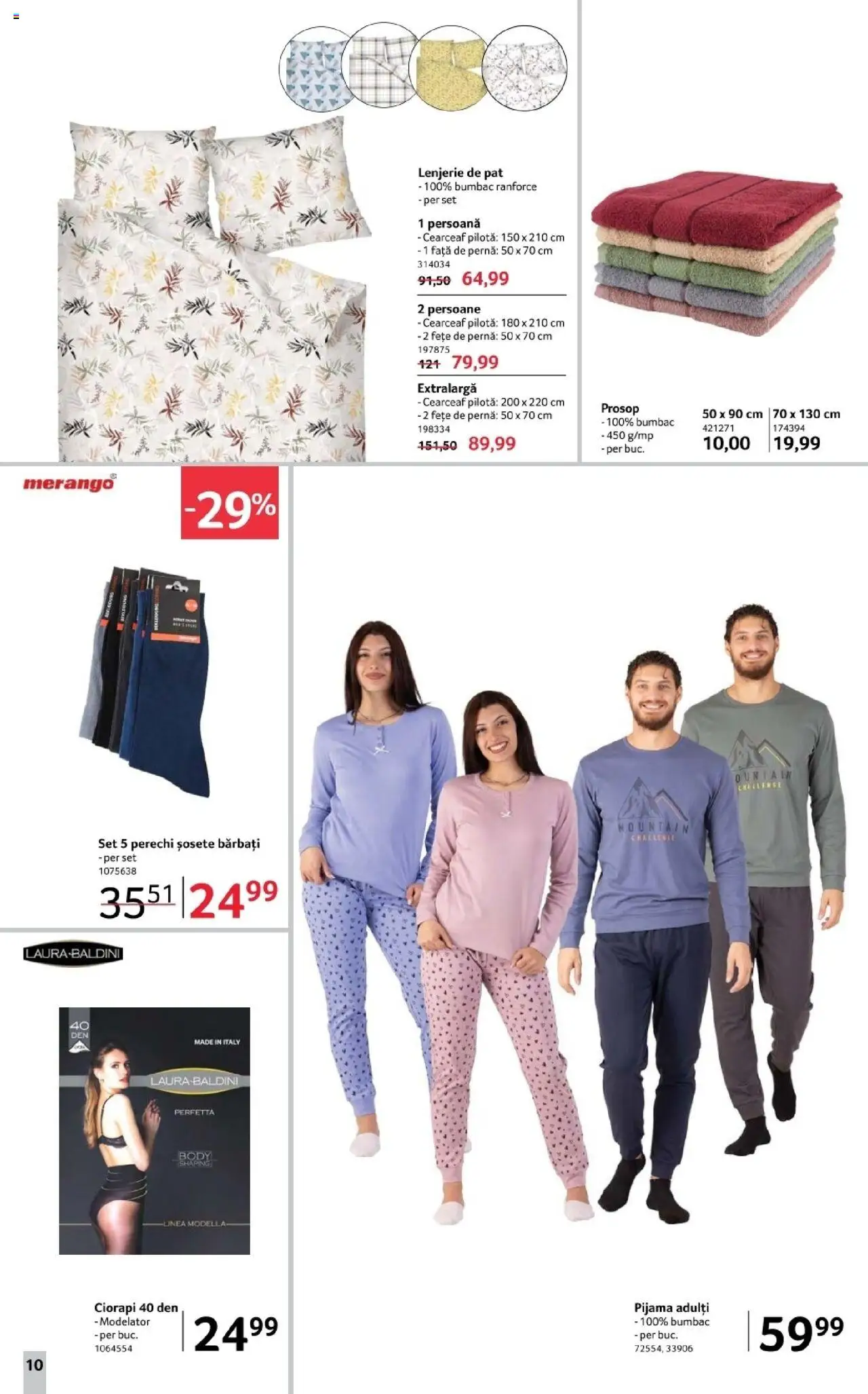 Noul catalog Selgros – valabil de la 17.10.2025 | Pagină: 10 | Produse: Body, Pat, Lenjerie de pat, Pernă