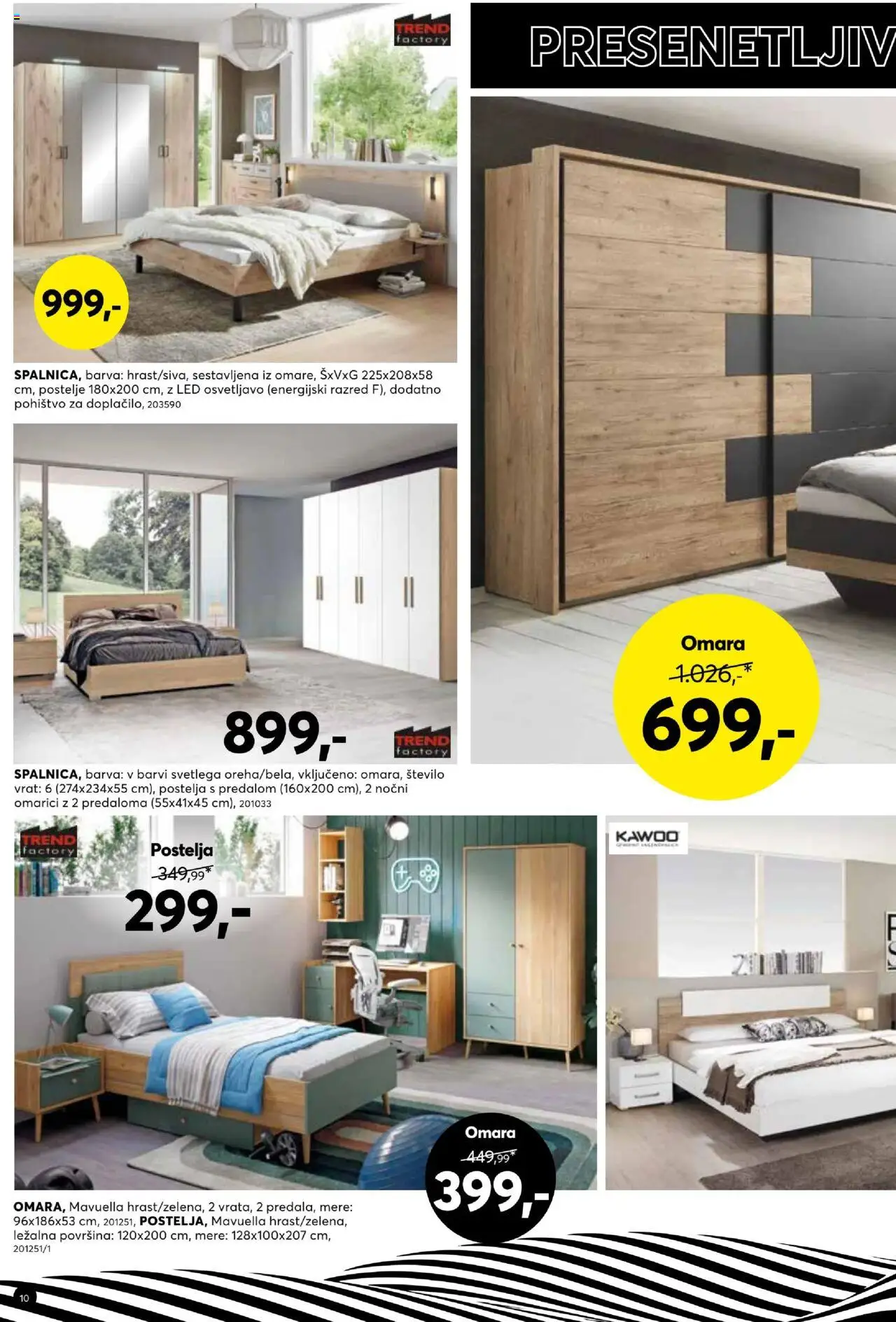 Dipo katalog │ velja od 20.08.2025 | Stran: 10 | Izdelki: Pohištvo, Postelja, Omara, Barva