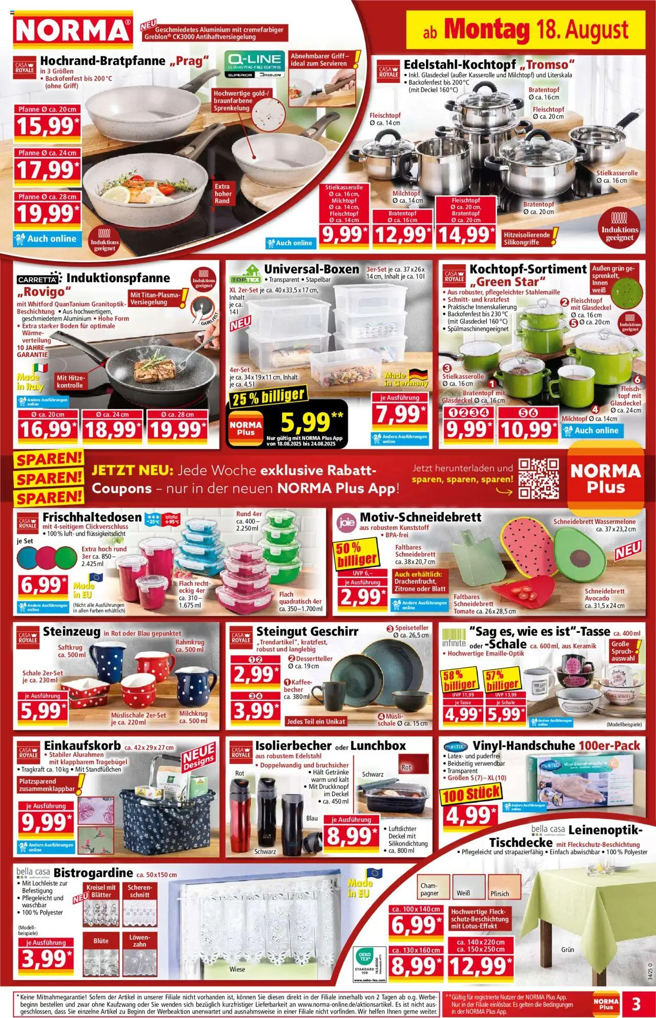 Norma Prospekt 	 - gültig ab dem 18.08.2025 | Seite: 3 | Produkte: Avocado, Zitrone, Wassermelone, Fleisch
