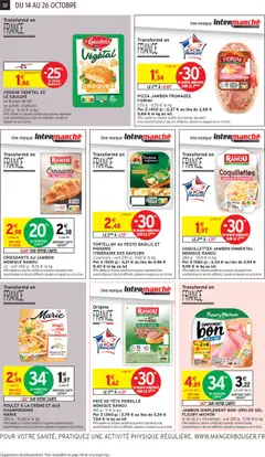 Intermarché - Prévisualisation de PIZZA JAMBON FROMAGES, 200 g - 6,70 € le kg valide à partir de 14.10.2025 | Page: 30