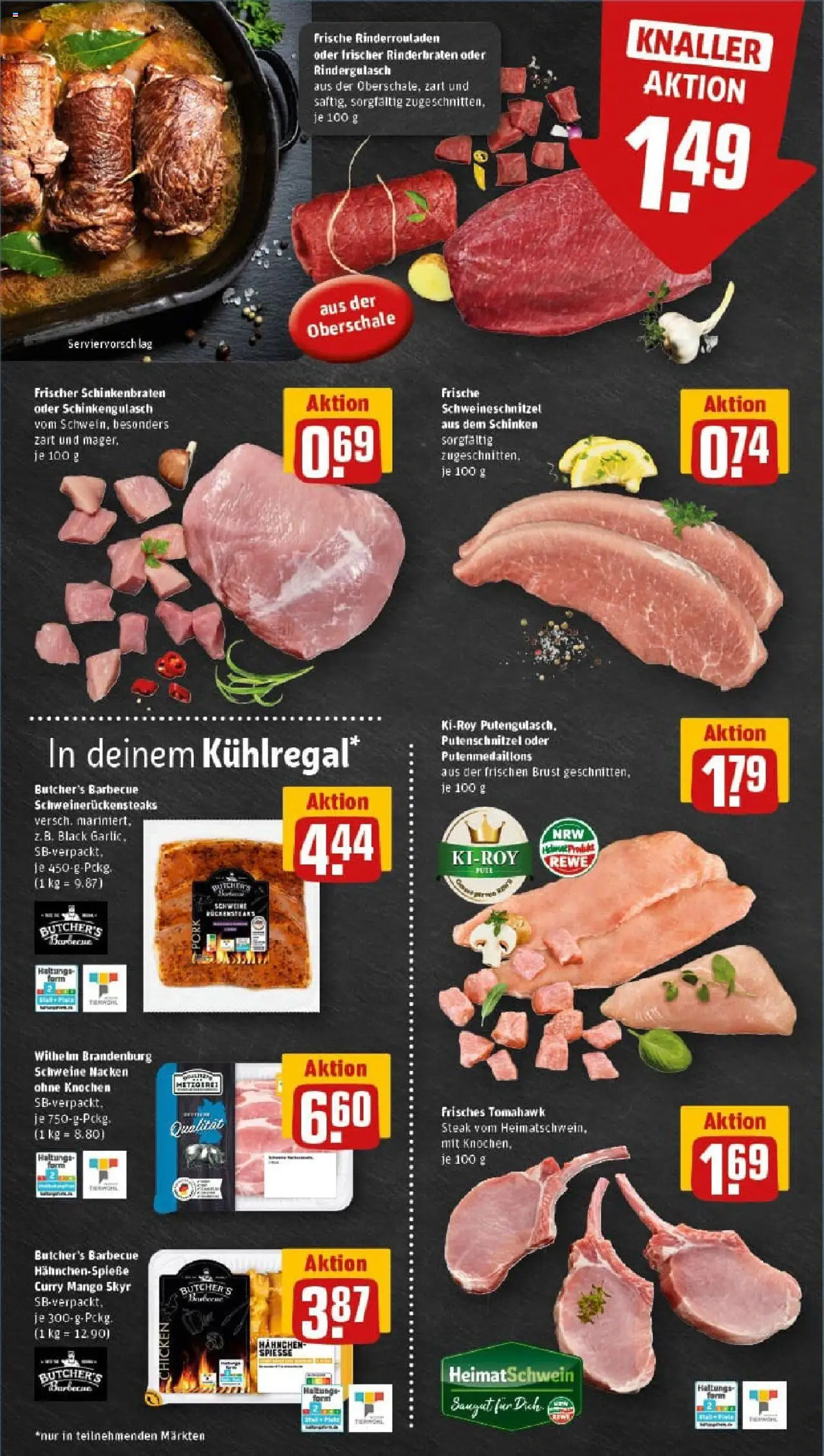 Rewe prospekt Duisburg / Rumeln	 - gültig ab dem 29.06.2025 | Seite: 6 | Produkte: Spieße, Skyr, Mango, Schinken