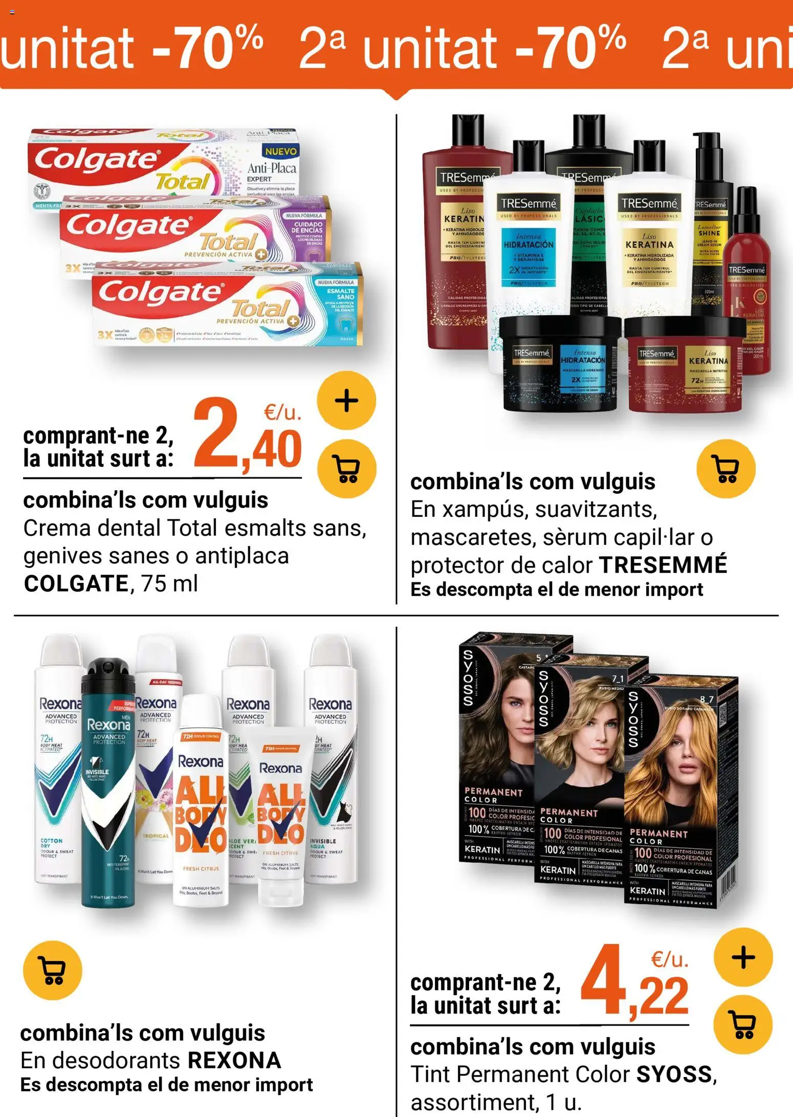 Bonpreu folleto │ válido desde el 17.03.2026 | Página: 32 | Productos: Aceite, Pasta, Crema, Body