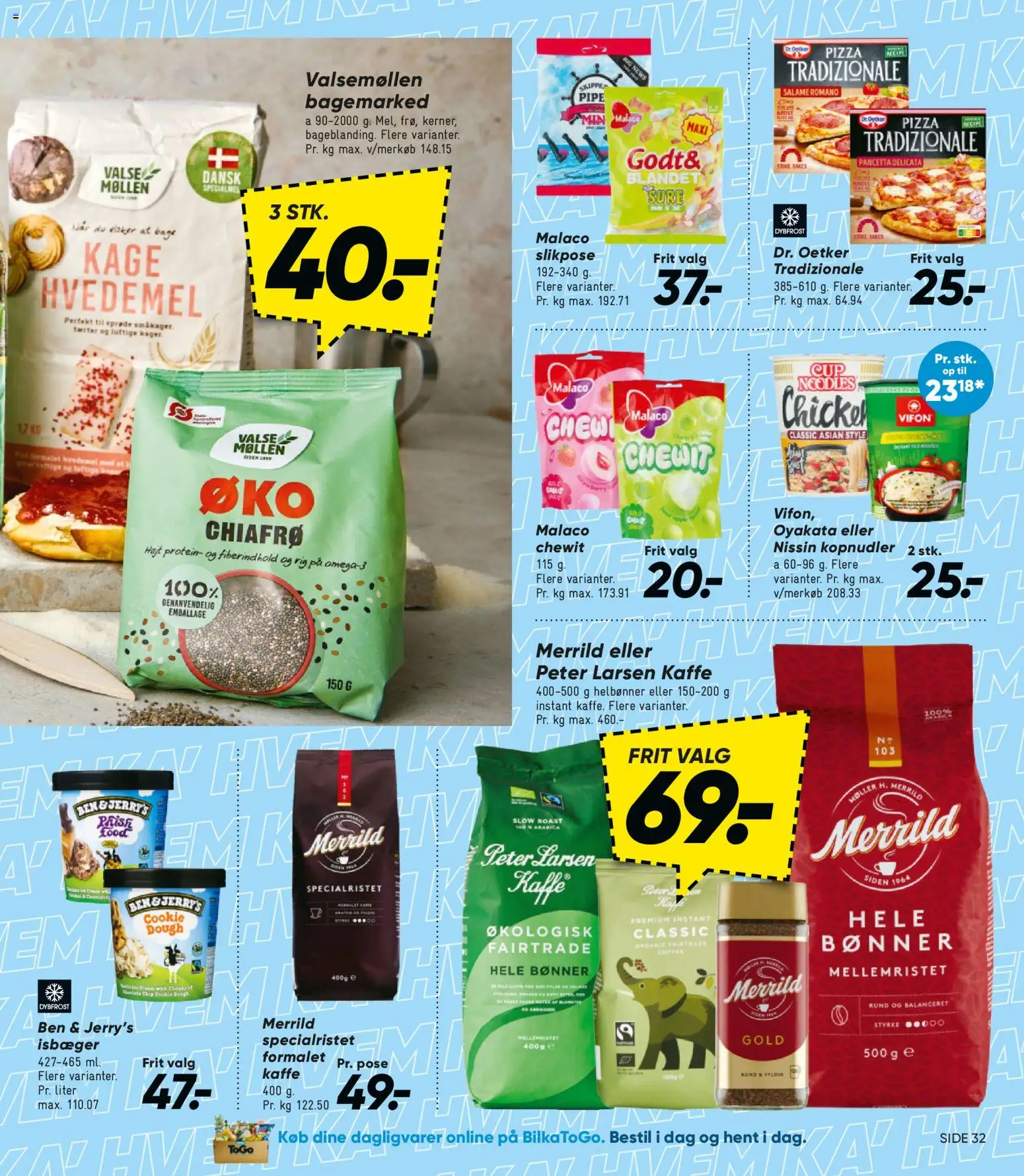 Bilka tilbudsavis – gyldig fra 01.01.2026 | Side: 29 | Produkter: Kaffe, Hvedemel, Kopnudler, Bønner
