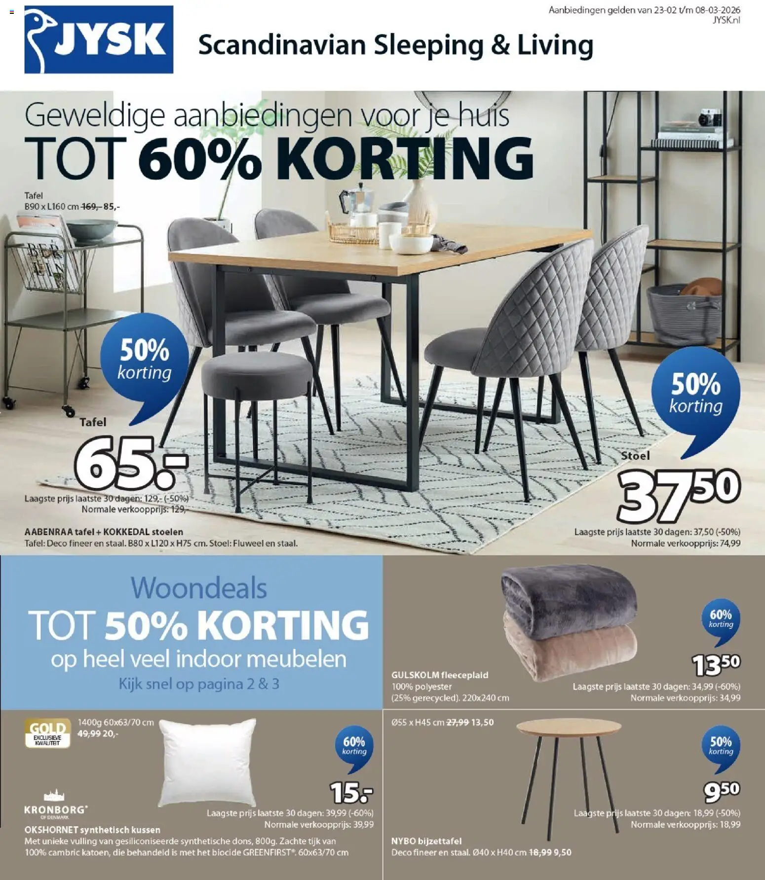 {H1} | Pagina: 1 | Producten: Kussen, Tafel, Stoel