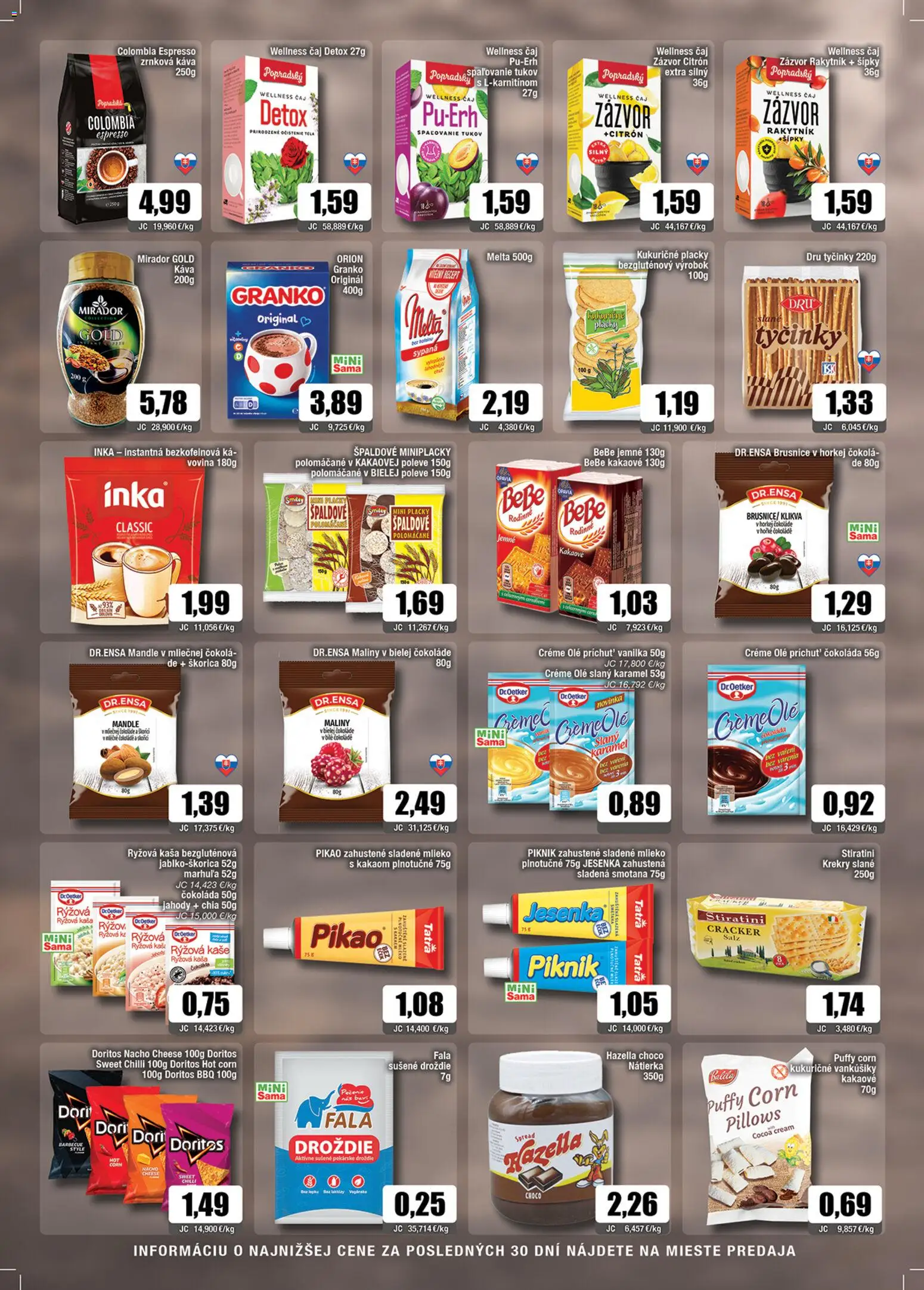 Nové Sama akcie – leták je platný od 09.01.2026 | Strana: 5 | Produkty: Káva, Chilli, Jahody, Granko