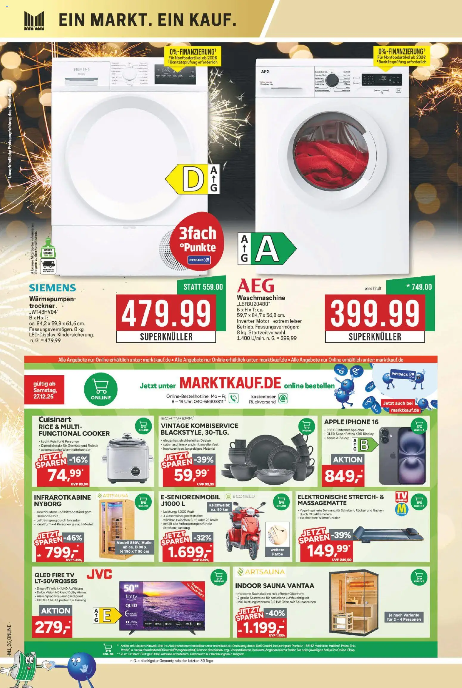 Marktkauf Prospekt 	 – gültig ab 29.12.2025 | Seite: 26 | Produkte: Siemens, Waschmaschine, Gemüse, Fleisch
