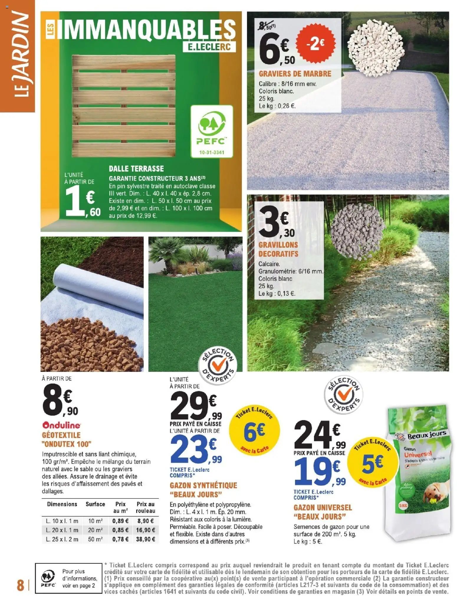 {H1} | Page: 8 | Produits: Rouleau, Gazon synthétique, Gazon, Géotextile