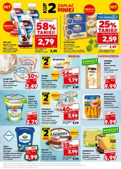 Kaufland gazetka - Super Sobota od 26.07.2025 | Strona: 17 | Produkty: Ser topiony, Serek wiejski, Hummus, Pinsa